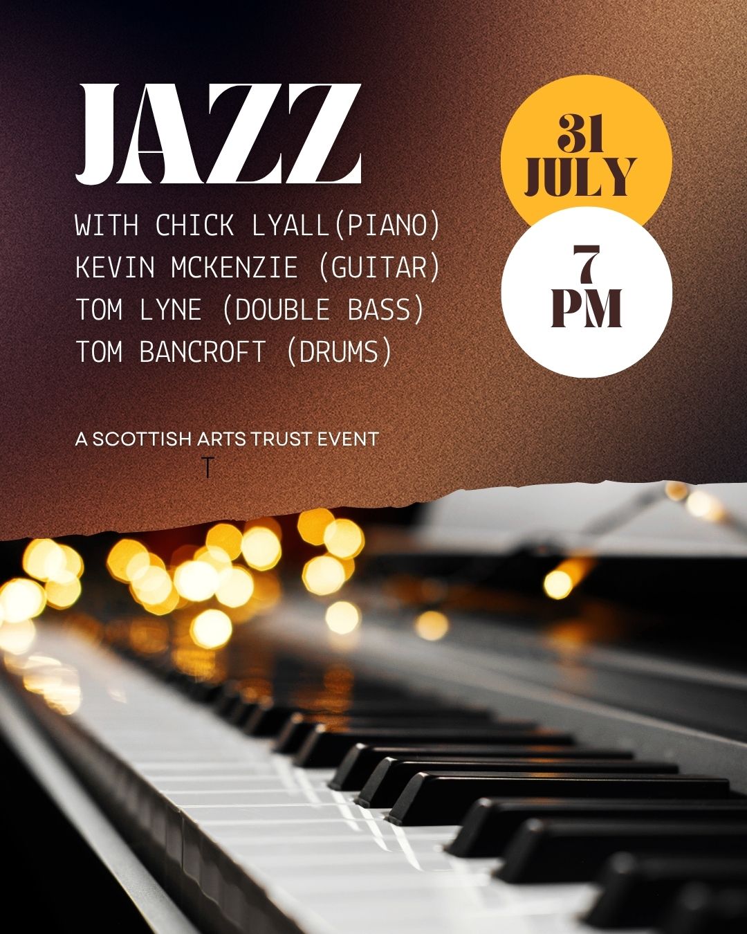 JAZZ - Scottish Arts Trust Event